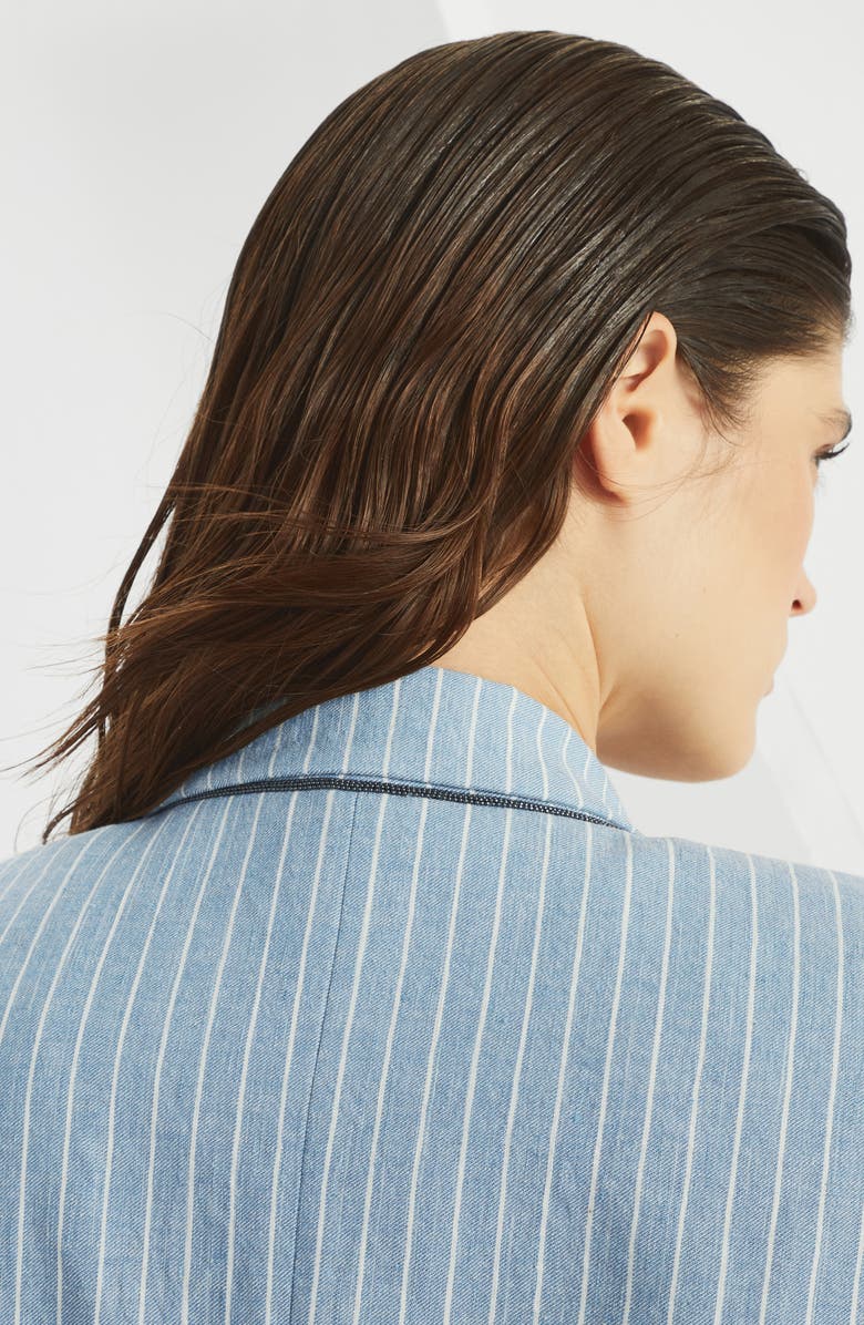 Brunello Cucinelli Twill blazer with monili, Alternate, color,