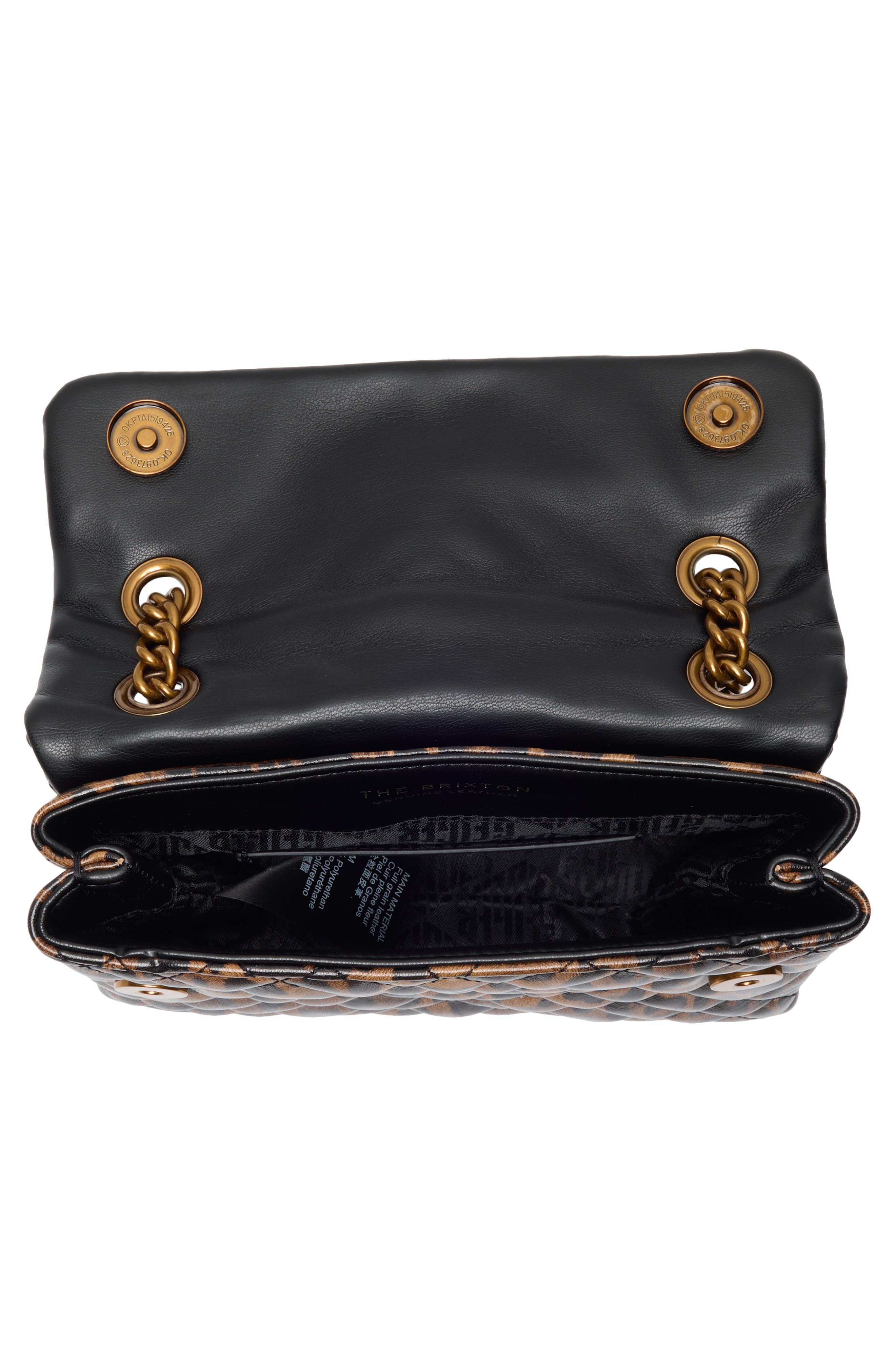 Kurt Geiger London Mini Brixton Leather Crossbody Bag, Alternate, color, Open Brown