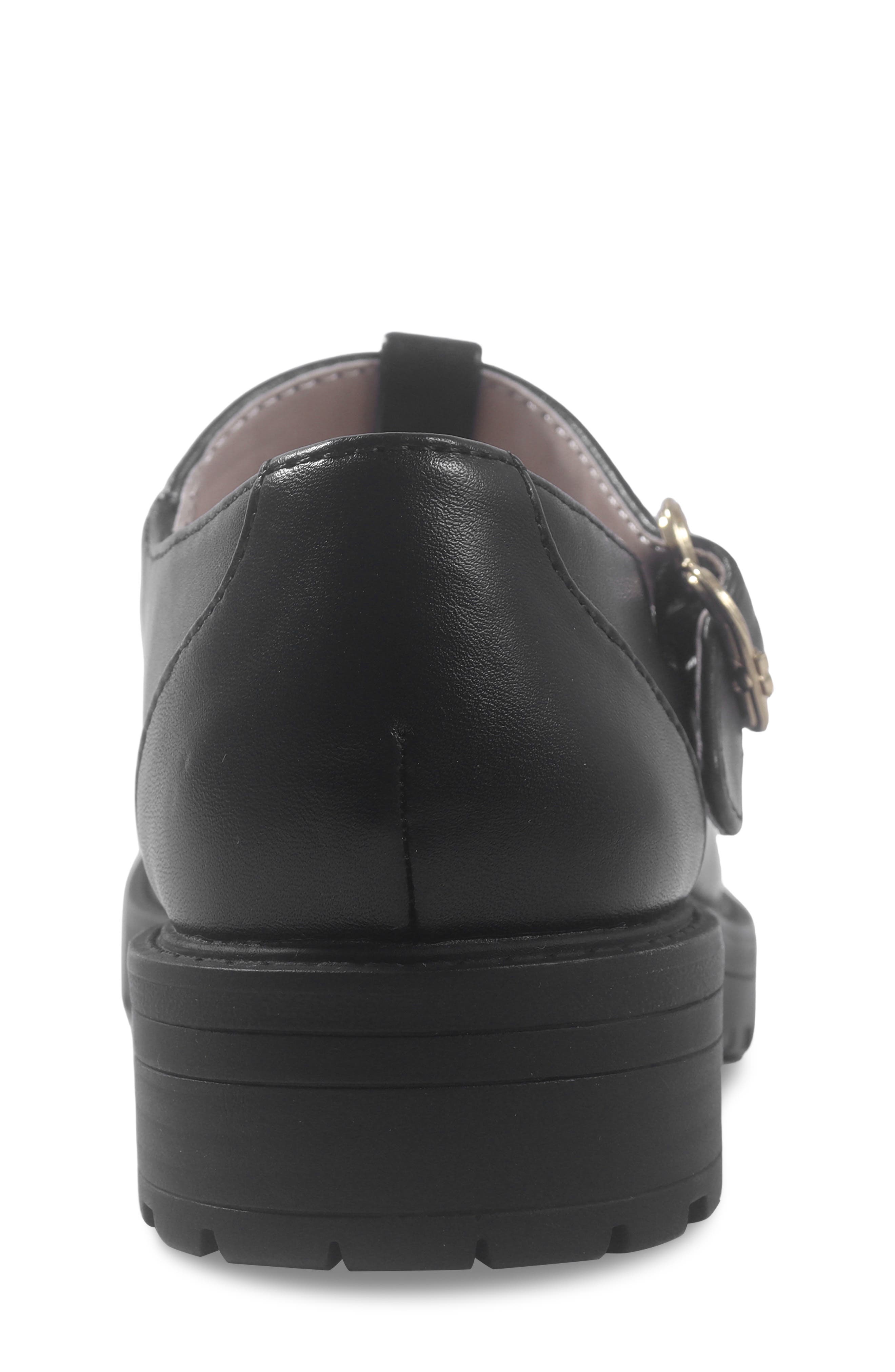 Kids' Taelor T-Strap Faux Leather Mary Jane, Alternate, color, TAELOR BLACK