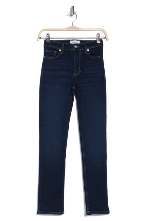 Le High Waist Straight Leg Jeans (Parkway)