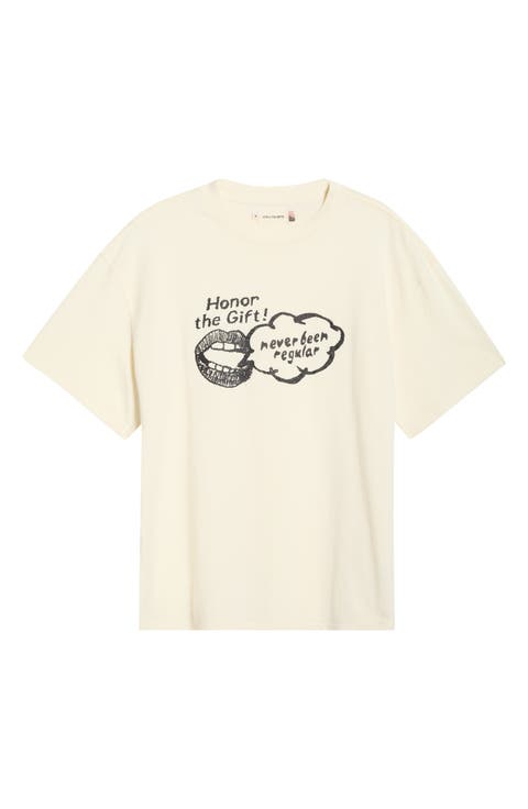 Never Been Regular Cotton Graphic T-Shirt