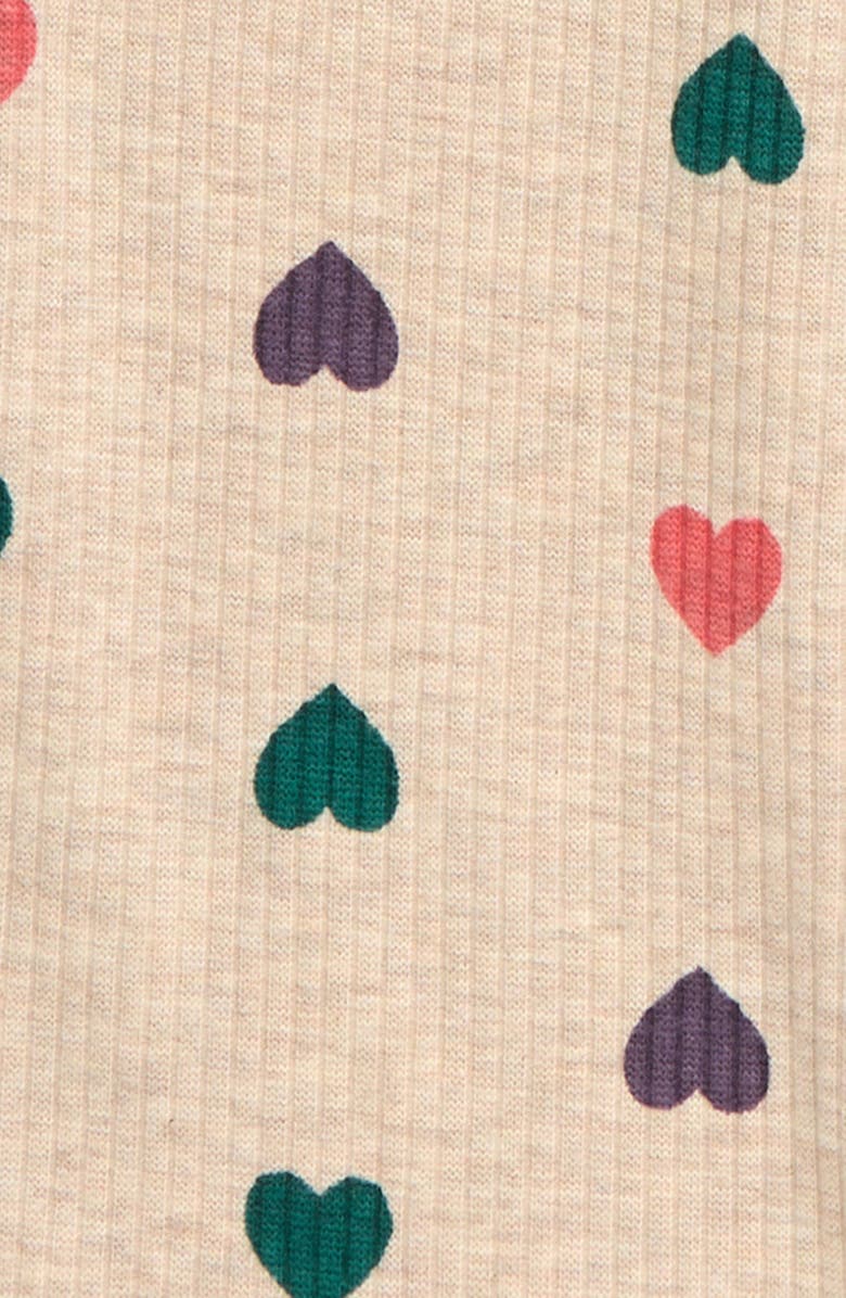 Tucker + Tate Kids' Rib Print Flare Leggings, Alternate, color, 