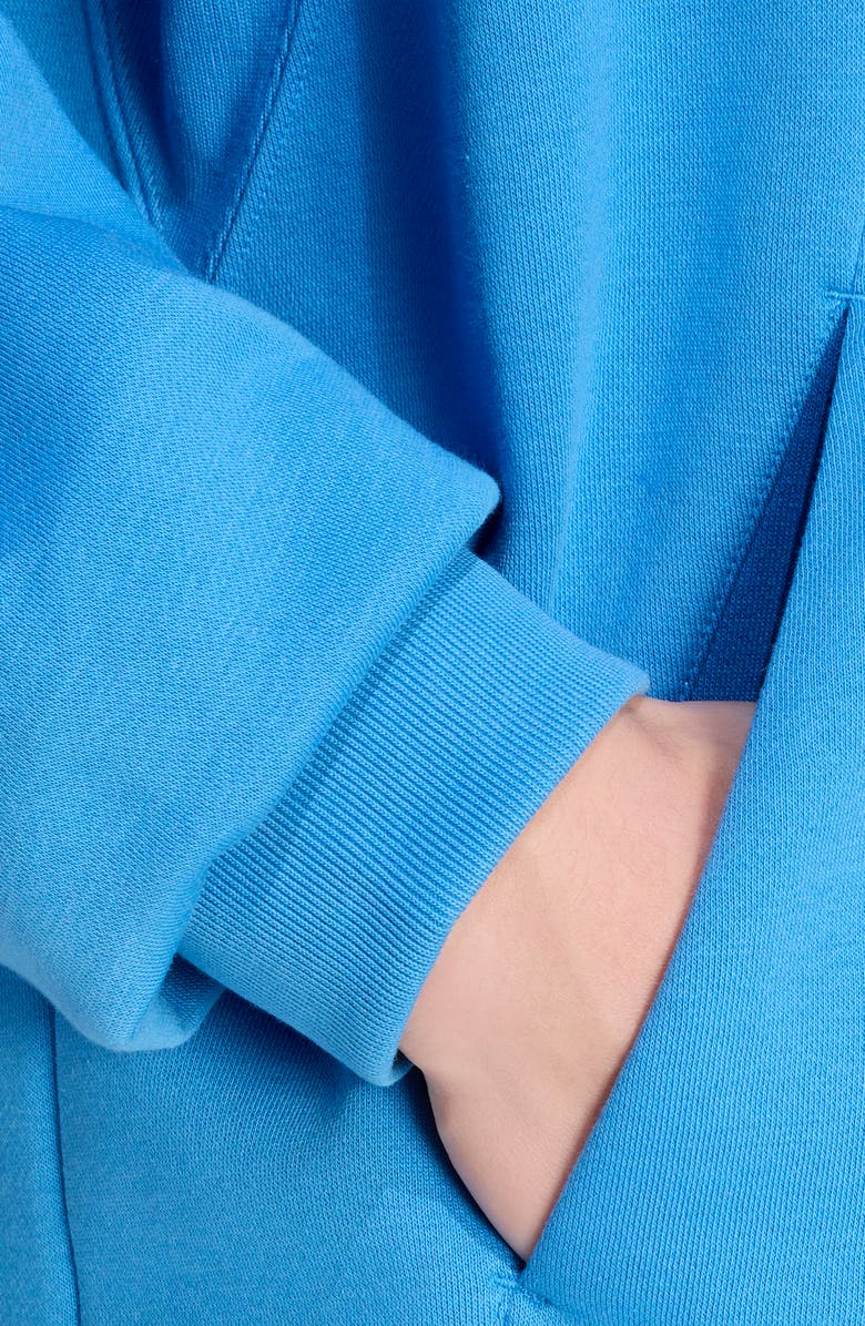 adidas All SZN Oversize Fleece Pullover Hoodie, Alternate, color, Ray Blue/ /