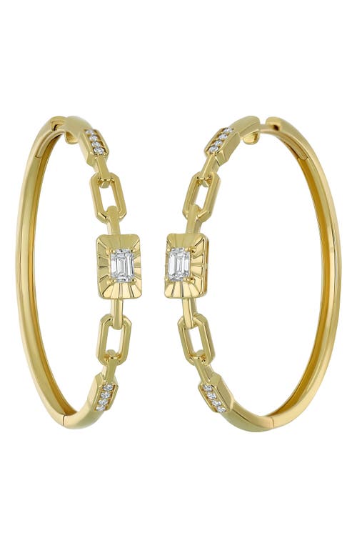 Bony Levy Varda Diamond Hoop Earrings In Gold