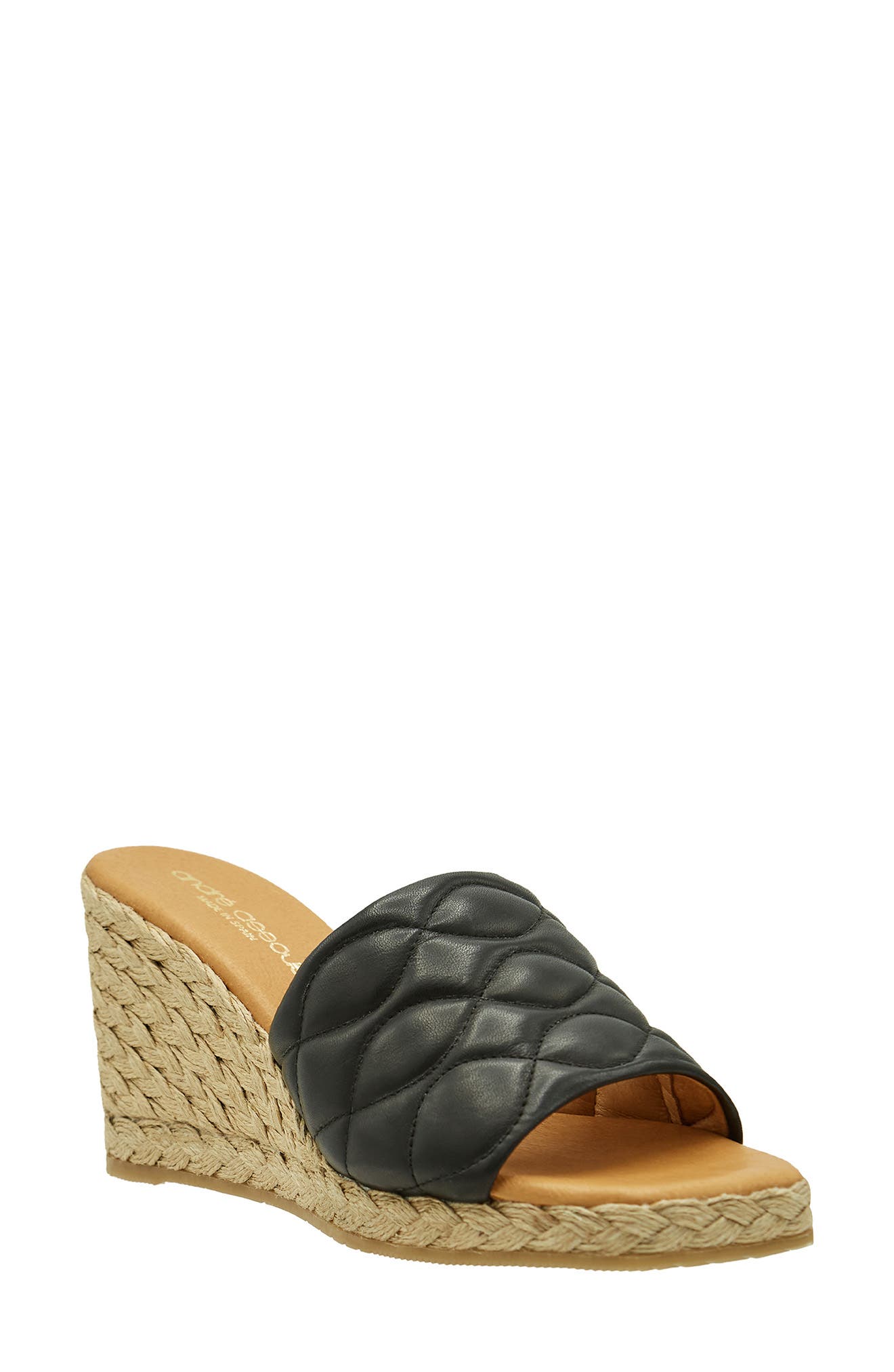 André Assous Analise Espadrille Wedge Sandal, Main, color, 