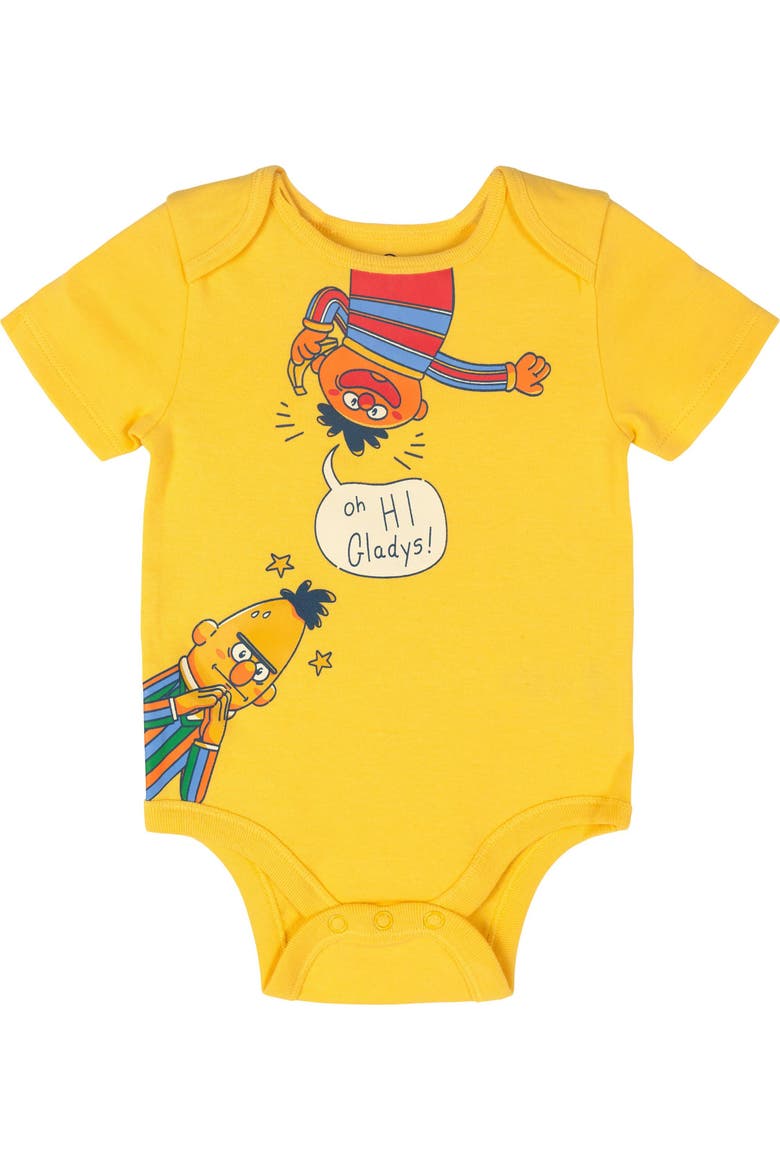 5-Pack One Piece Short Sleeve Bodysuits, Alternate, color, Blue Yellow Green Pink