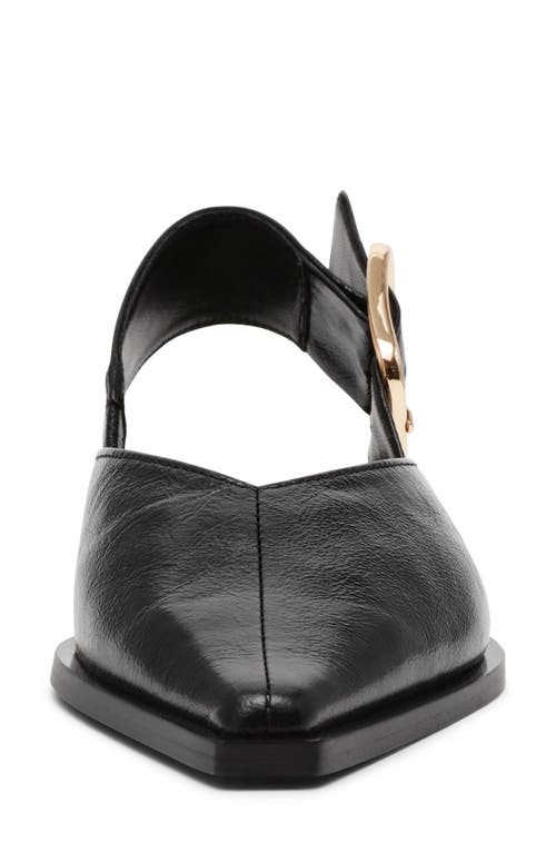 Steve Madden Shay Pointed Toe Slingback Flat In Black