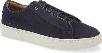 【関税込み】BOSS ネイビー Gary スエード ローカットスニーカー BOSS Gary Sneaker (Men) | Nordstrom