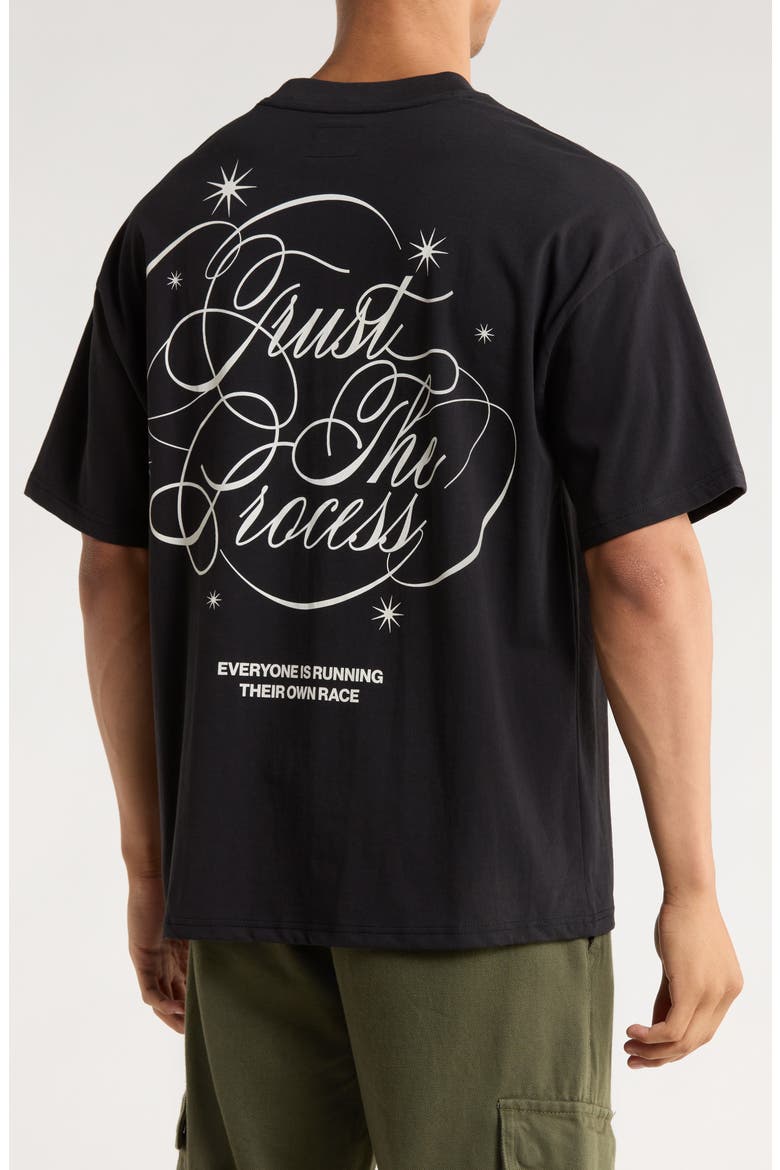 Trust the Process Graphic T-Shirt, Alternate, color, BLACK