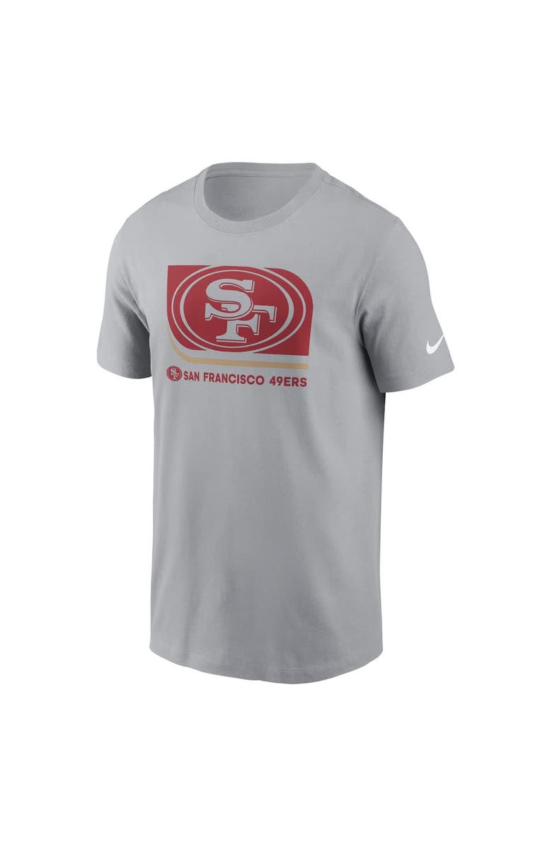 Nike Men's Nike  Gray San Francisco 49ers Lockup Essential T-Shirt, Alternate, color, 