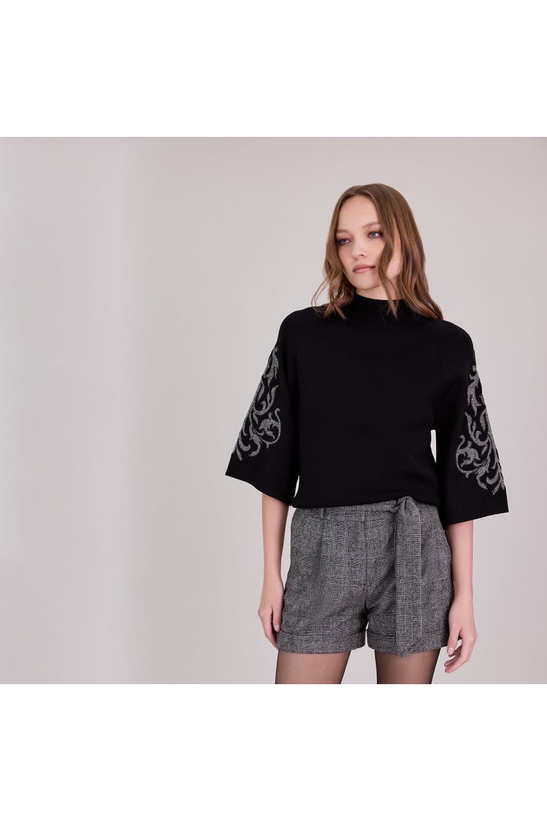 Geri Top, Alternate, color, Black