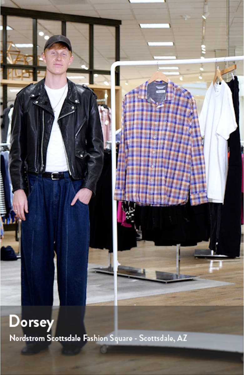 Sand Dune Check Woven Cotton Button-Up Shirt, sales video thumbnail