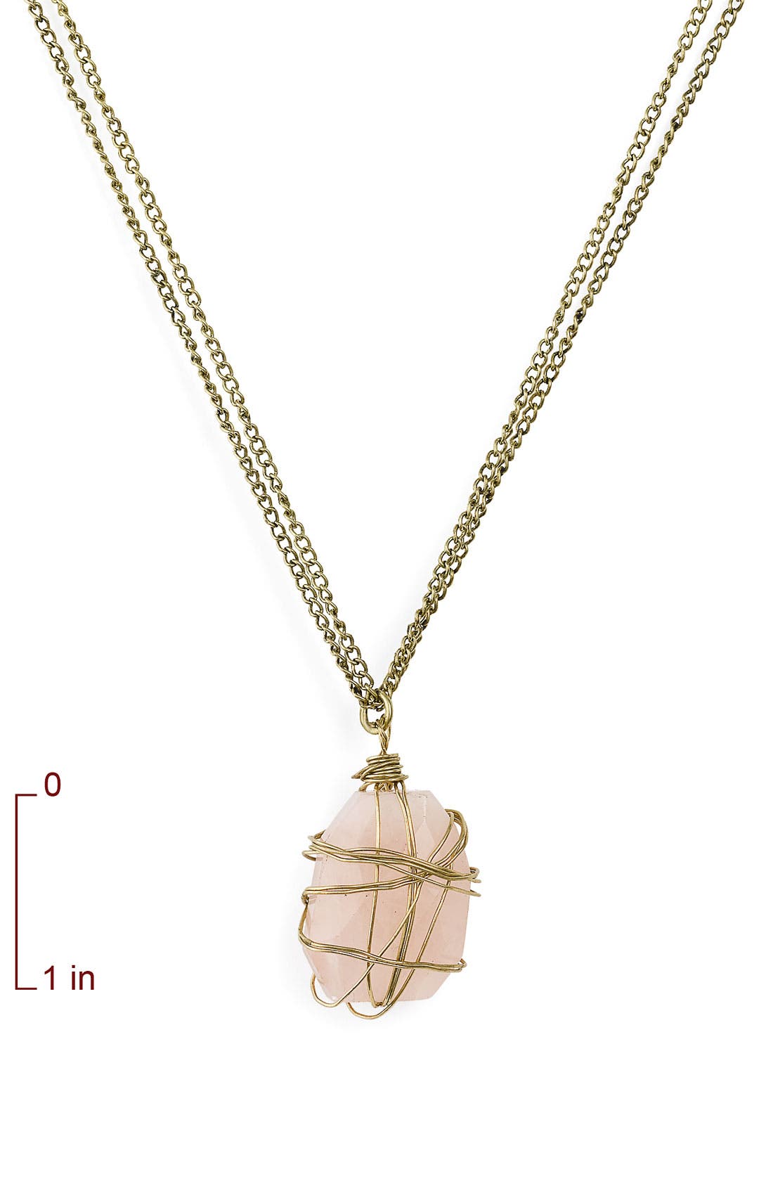 Stephan & Co. Wire Wrapped Stone Pendant (Women) | Nordstrom