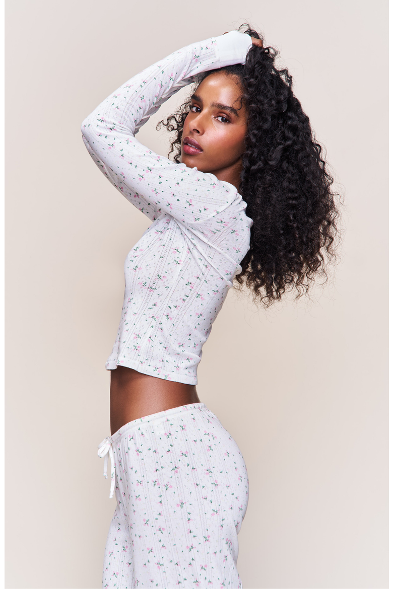 Honey Long Sleeve Top, Alternate, color, Sweet Petal