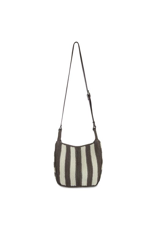The Sak Los Feliz Crossbody Bag In Mushroom Stripe