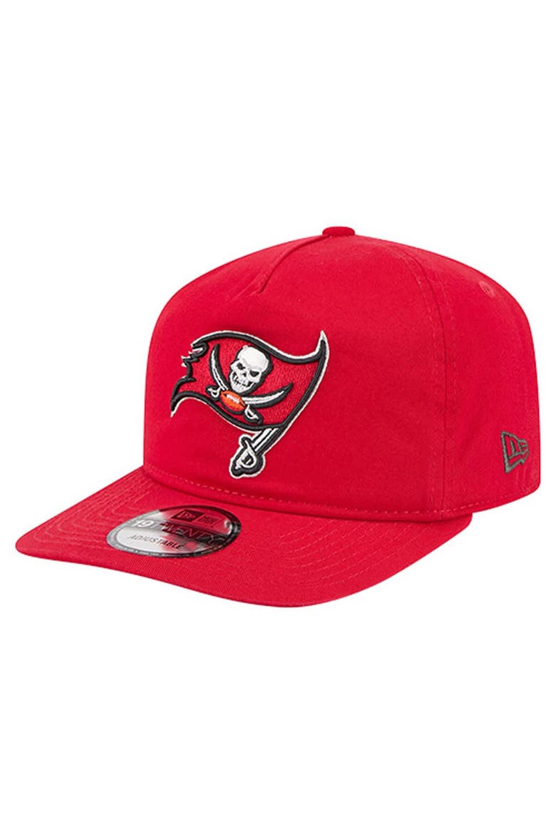 Men's New Era  Red Tampa Bay Buccaneers Team 19TWENTY Adjustable Hat, Main, color, Red