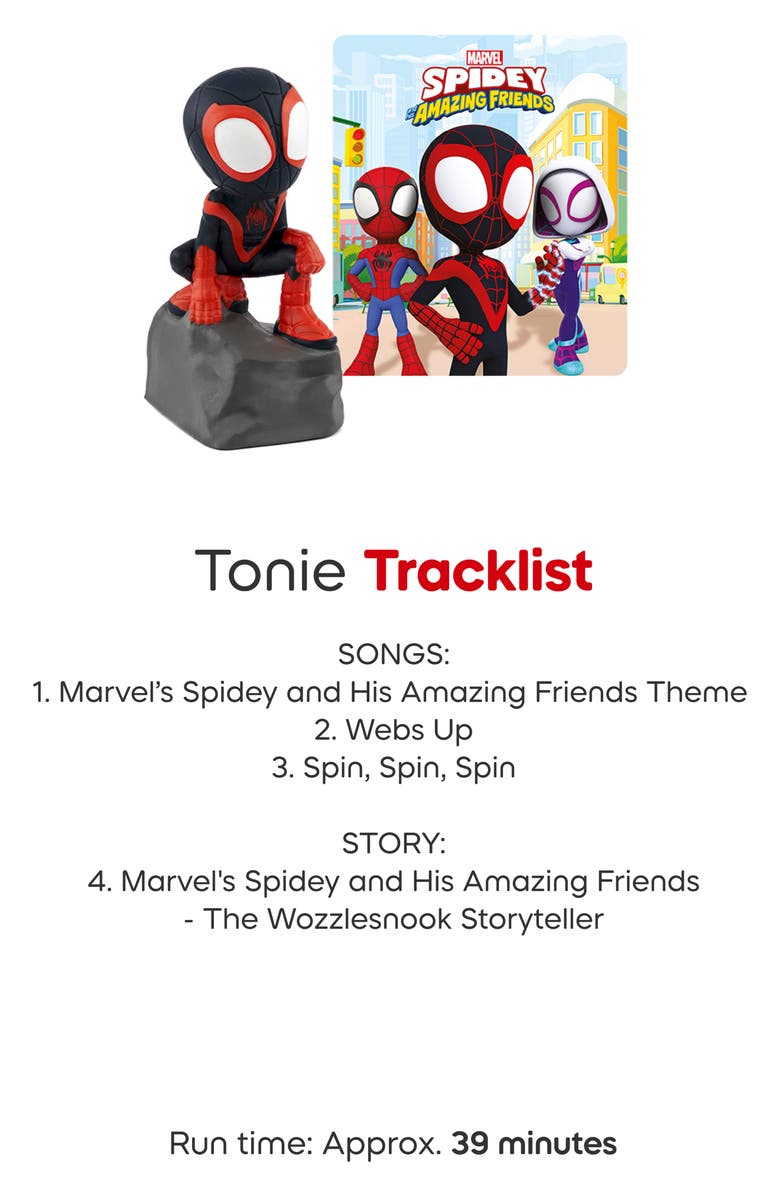 tonies Spidey & Friends Tonie 4-Pack Figurine Playset, Alternate, color, Multi