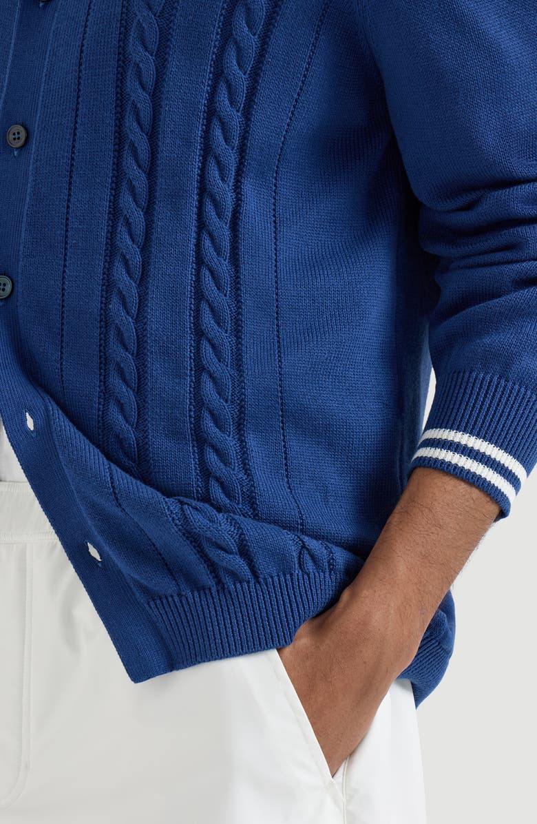 Brunello Cucinelli Knit shirt, Alternate, color, Avio Blue