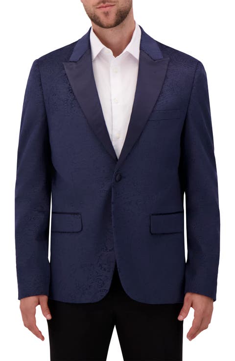 Embossed Velvet Sport Coat (Regular, Short, Tall & Big)