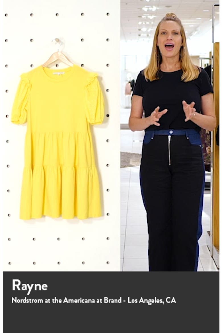 Eyelet Sleeve Knit Dress video