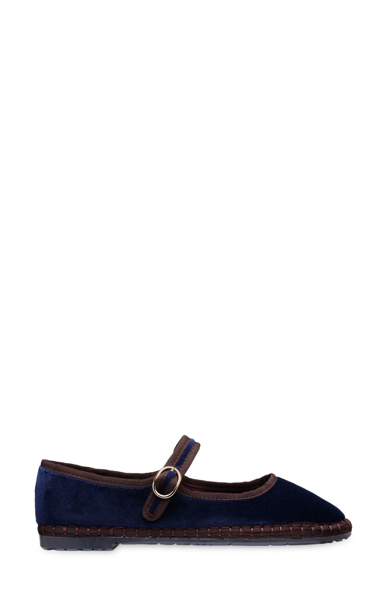 Dede Mary Jane Flat, Alternate, color, AZUL
