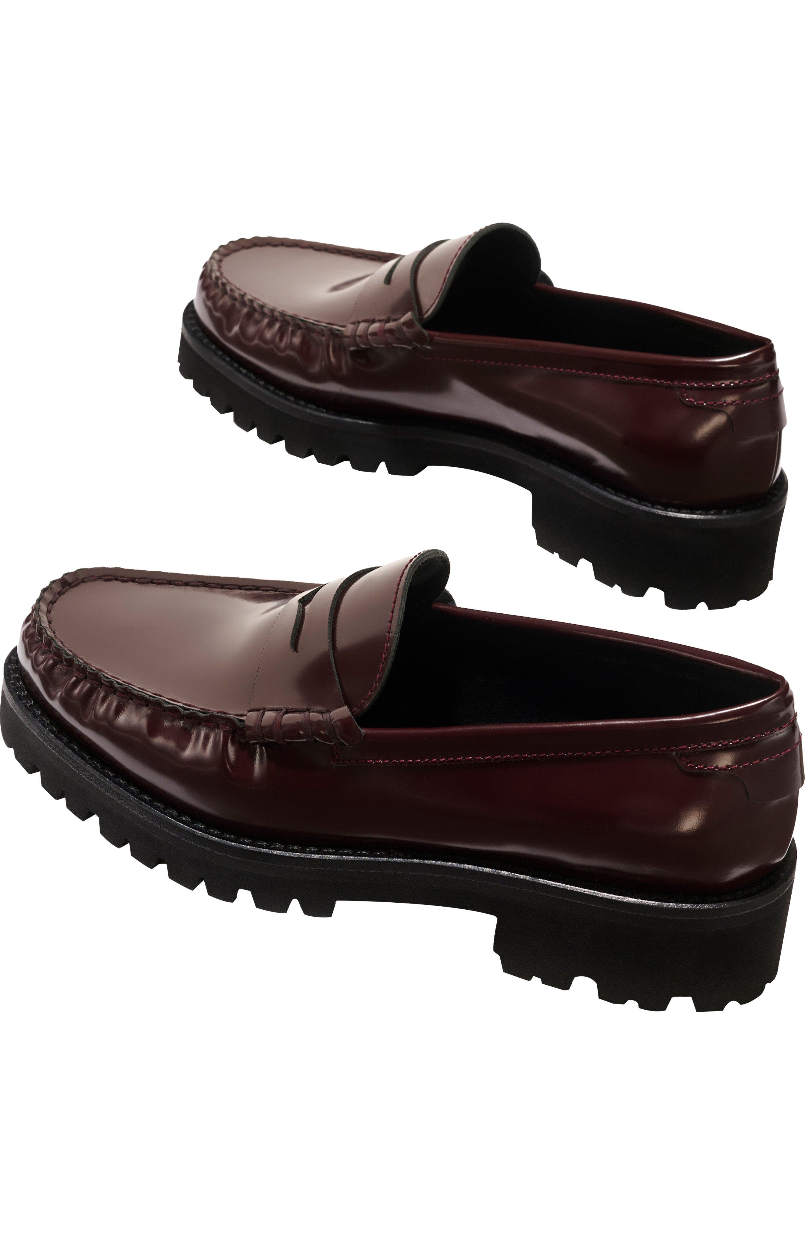 The Louisa Loafer, Alternate, color, Burgundy Calf