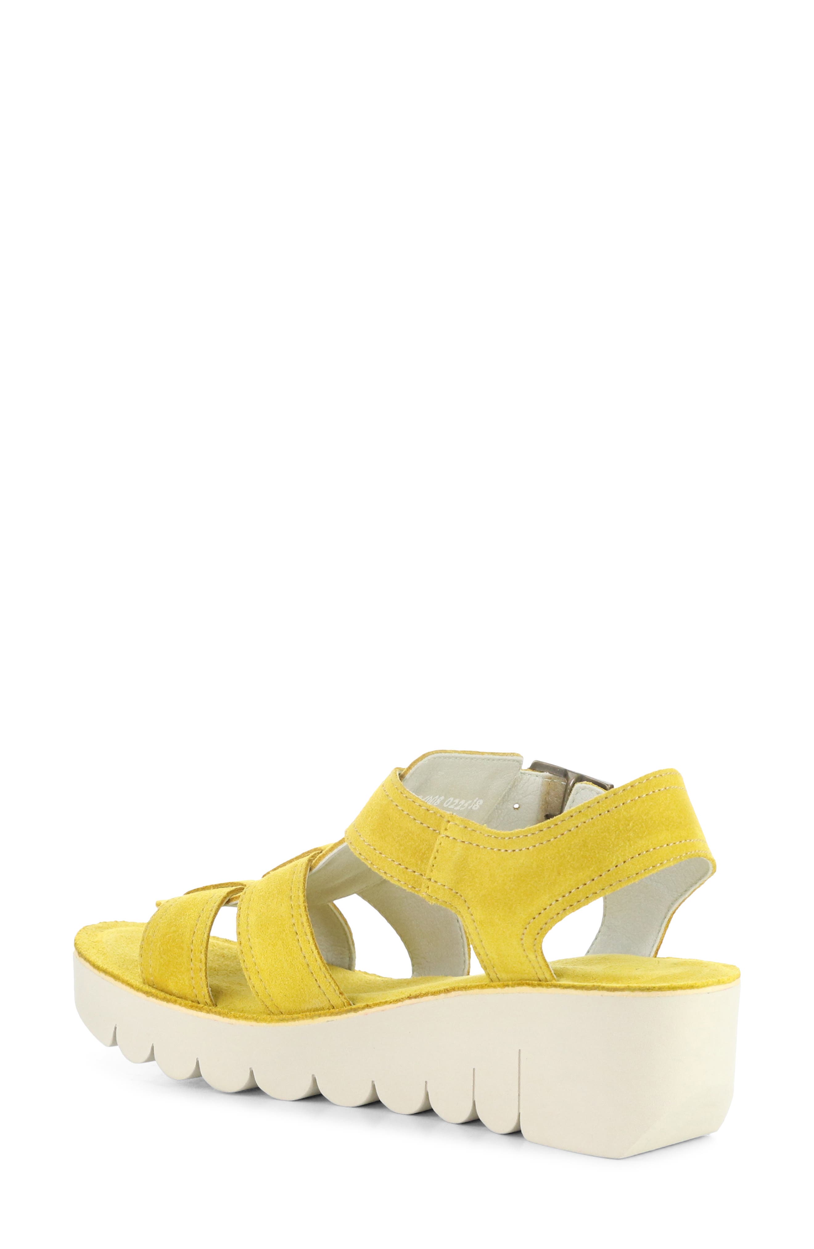 Yudd Platform Wedge Sandal, Alternate, color, YELLOW