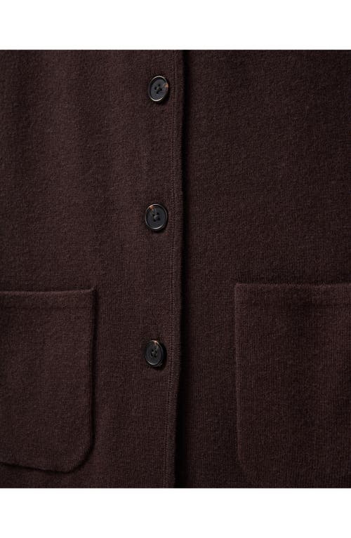 Scotch & Soda Longline Sweater Vest In Brown