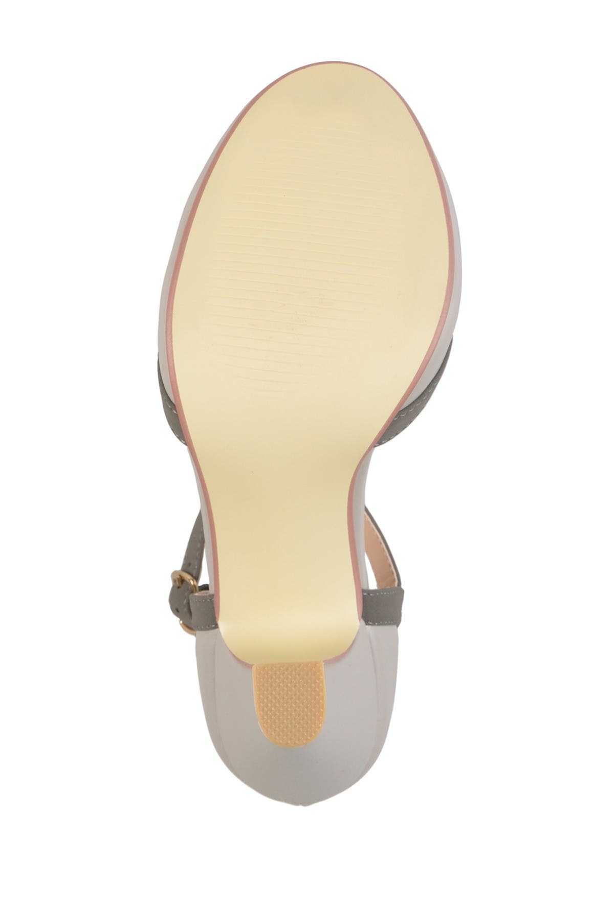 JOURNEE Olina T-Strap Pump - Wide Width, Alternate, color, GREY