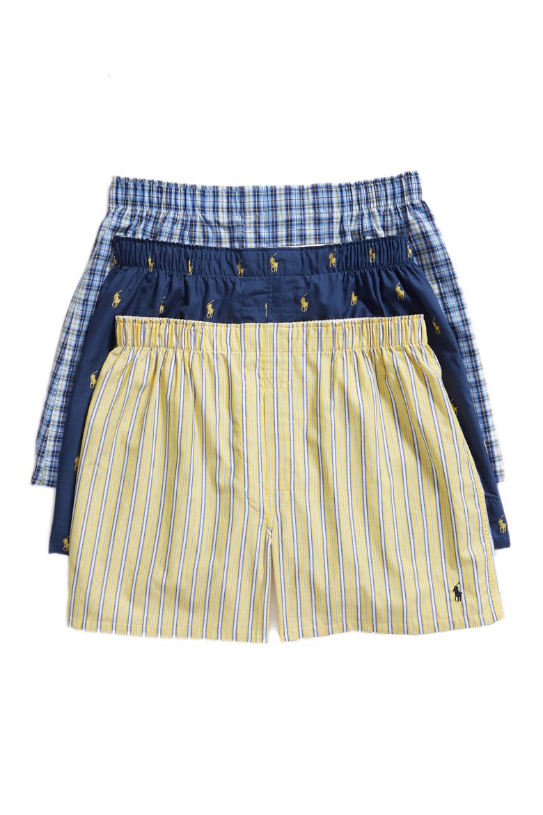 3-Pack Boxers, Main, color, NAVY/ SUMMER/ SAG HARBOR