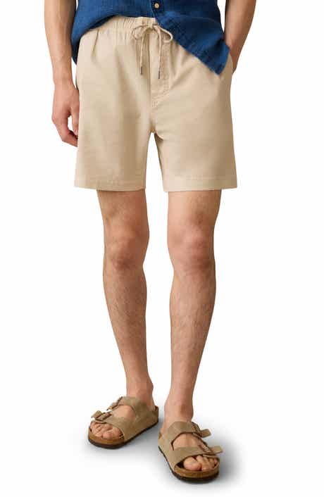 Faherty Essential Stretch Cotton Drawstring Shorts