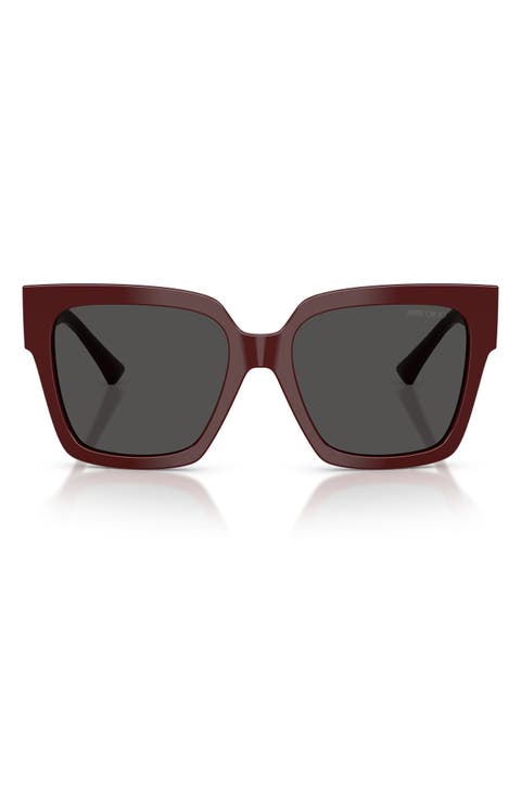 54mm Gradient Square Sunglasses