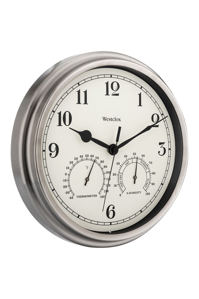 Wall Clock, Alternate, color, SILVER