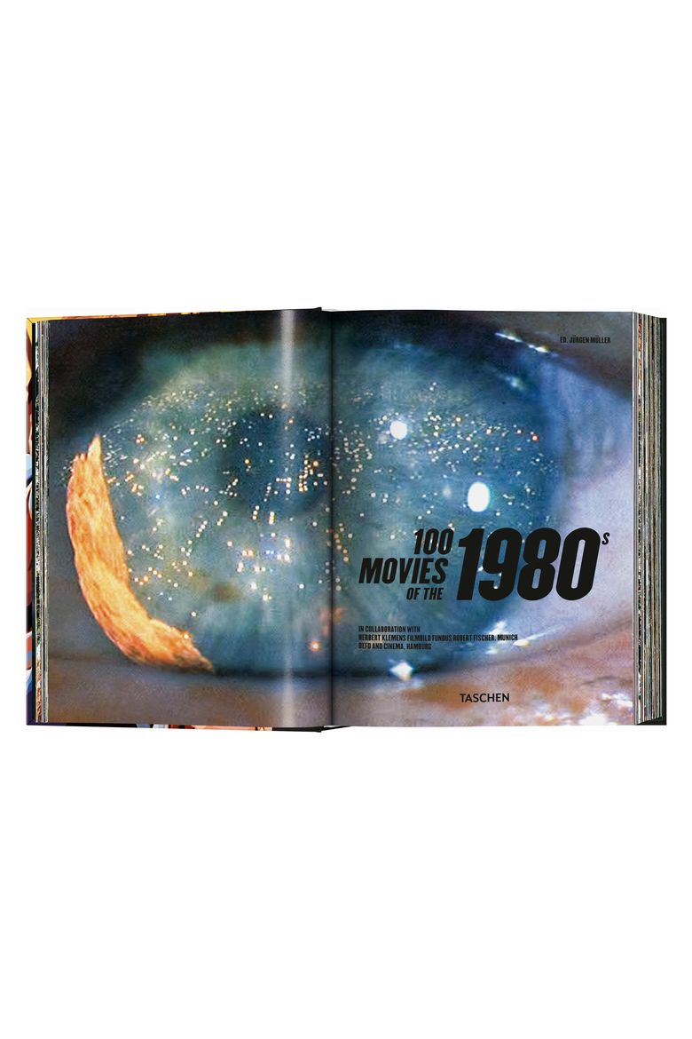 100 Movies of the 1980s Book, Alternate, color, Bright Yellow