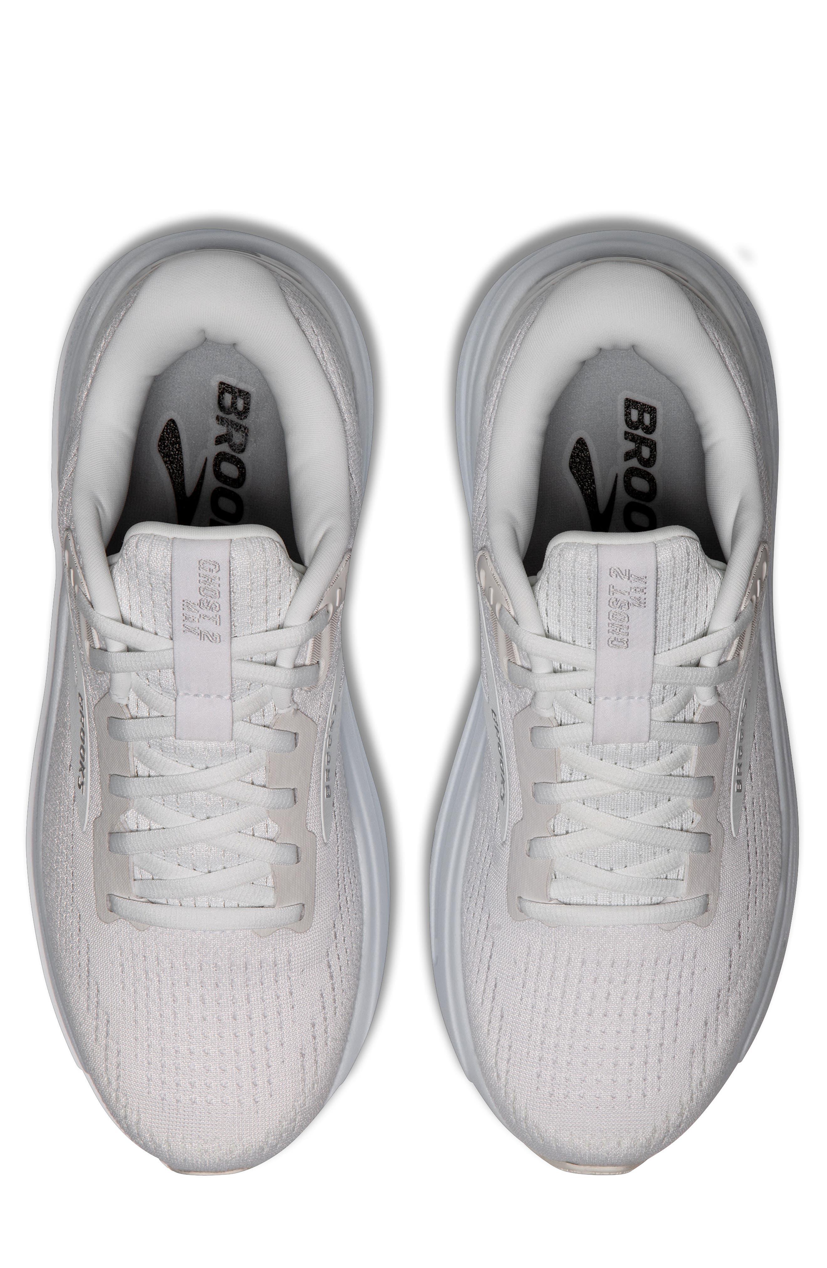 Brooks Ghost Max 2 Running Shoe, Alternate, color, Bright White/Bright White