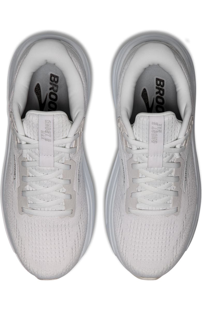 Brooks Ghost Max 2 Running Shoe, Alternate, color, Bright White/Bright White