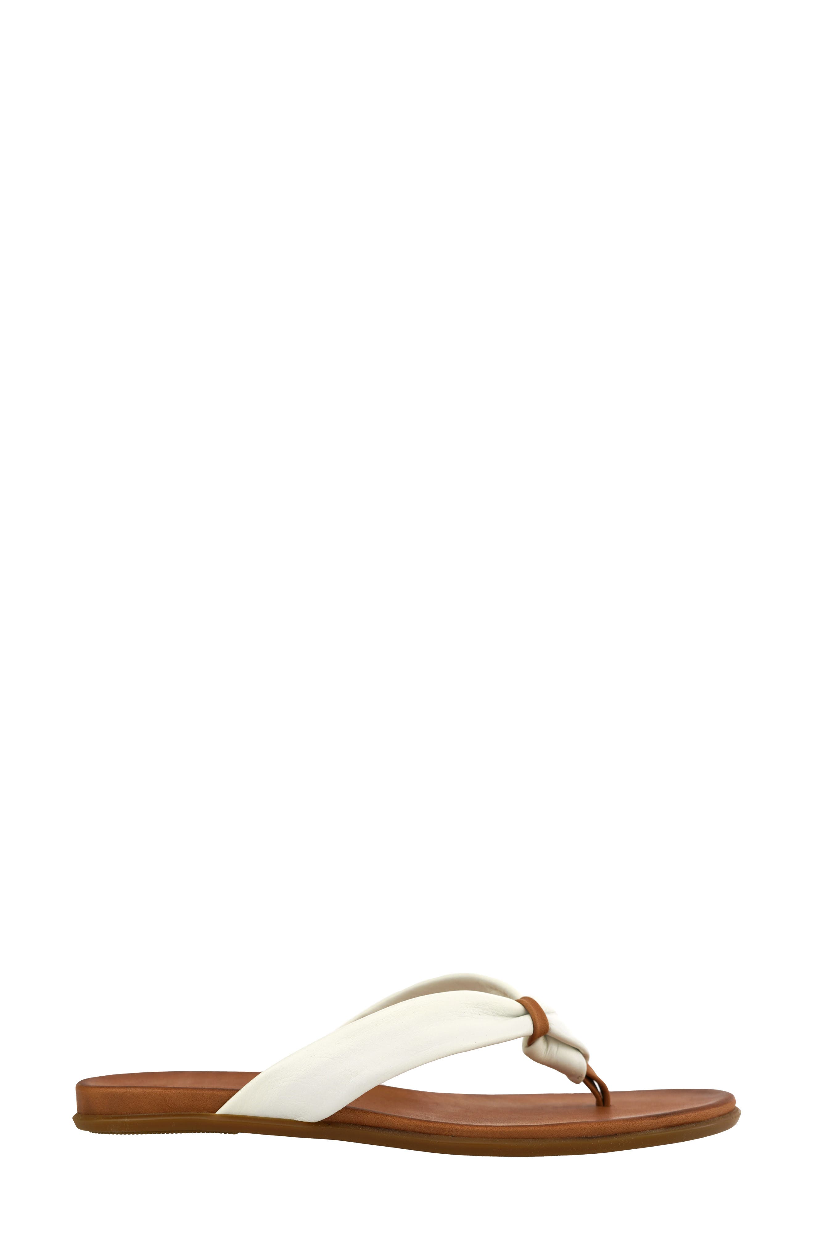 Kira Flip Flop, Alternate, color, WHITE COGNAC