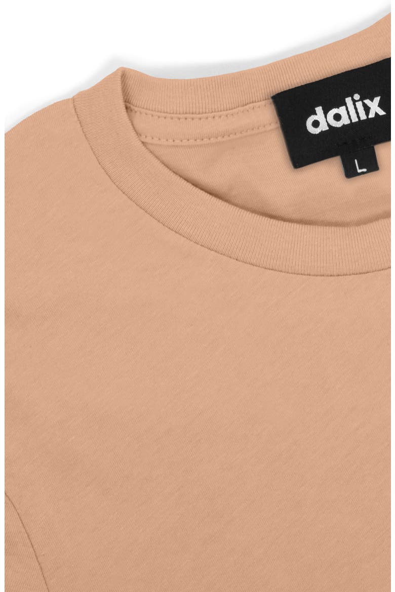 Mens Coffee Martini Midweight Tee, Alternate, color, Peach