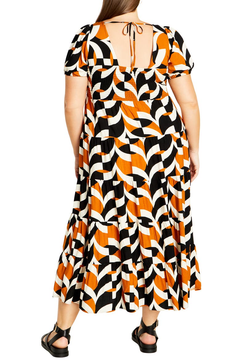 Mila Print Maxi Dress, Alternate, color, BLACK PRINT