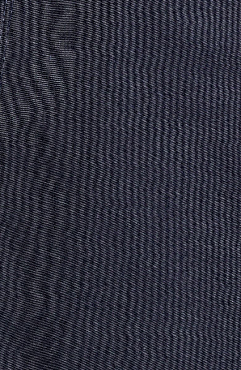 London Fog Hooded Trench Coat with Bib Inset, Alternate, color,