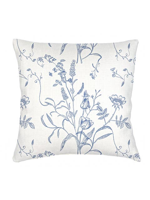 English Garden Linen Euro Pillow with Down Insert