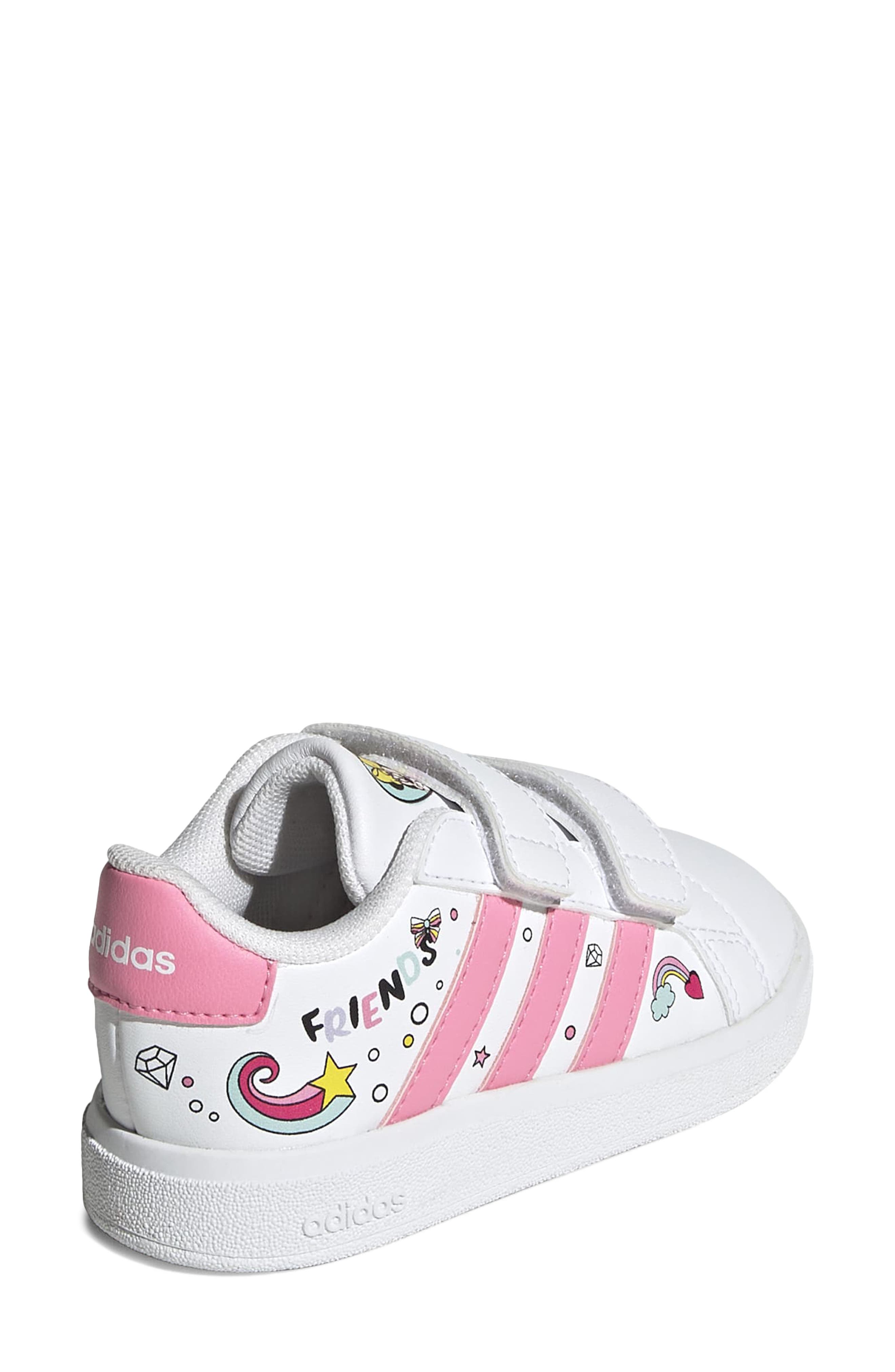 adidas Grand Court Minnie Sneaker, Alternate, color, 