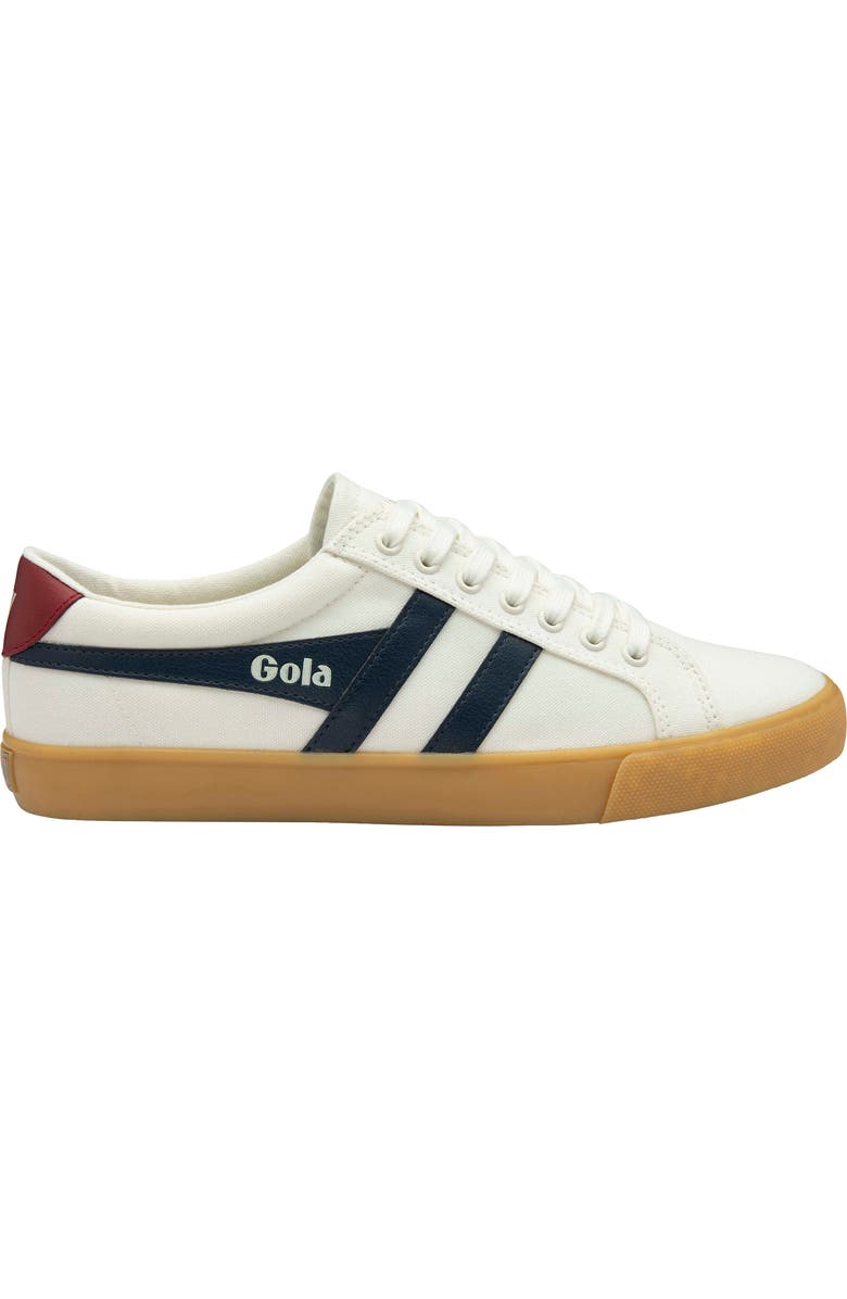 Gola Varsity Sneaker, Alternate, color, Off White/ Navy/ Deep Red/ Gum