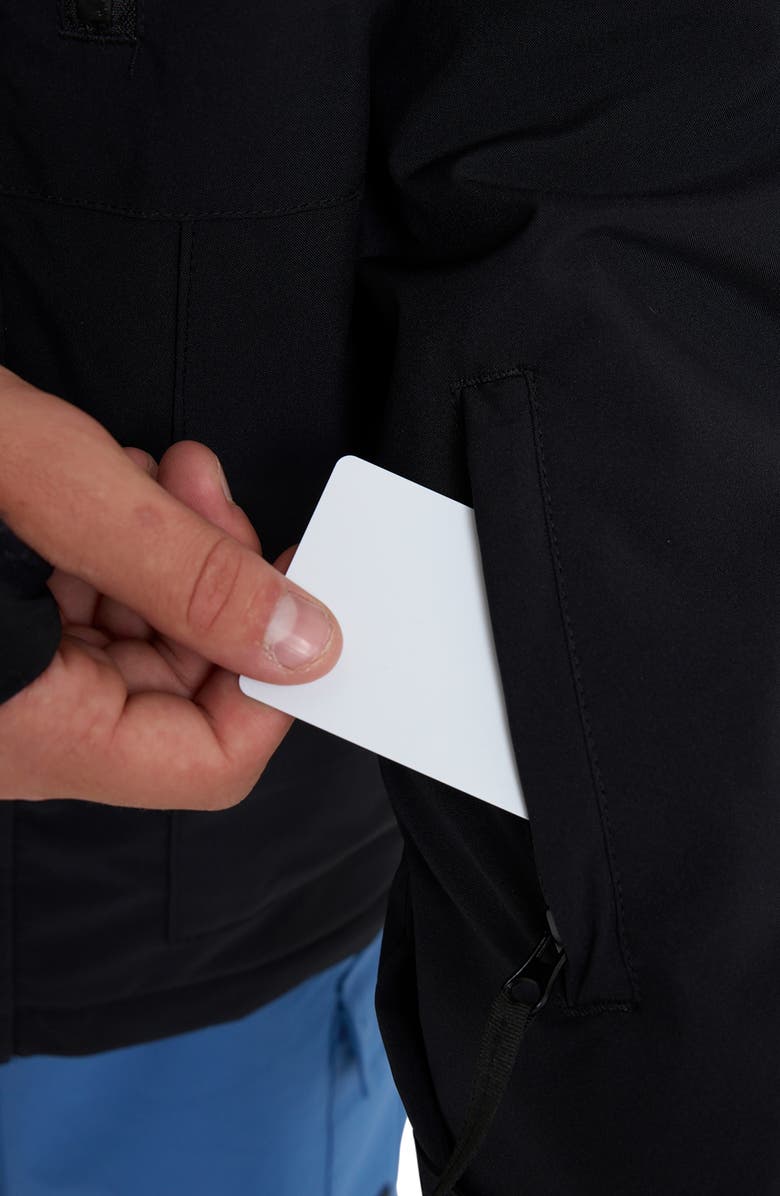 Quiksilver Mission Water Resistant WarmFlight<sup>®</sup> Insulated Jacket, Alternate, color, Black