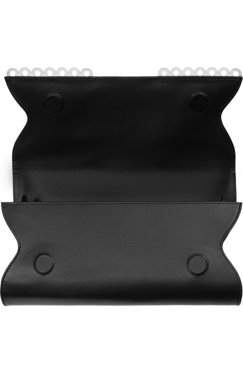 PERRIN PARIS Le Corset Perforé Clutch Classic, Alternate, color, Black