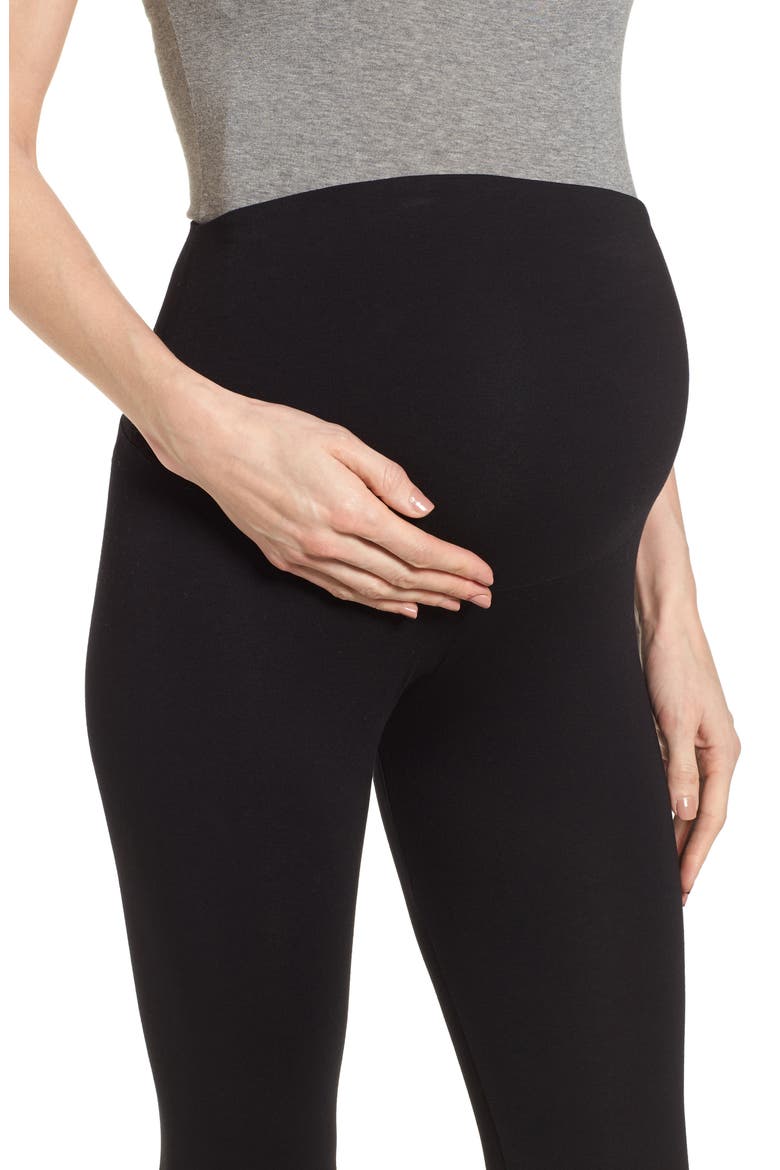 Kerrison Maternity Leggings, Alternate, color, CAVIAR BLACK