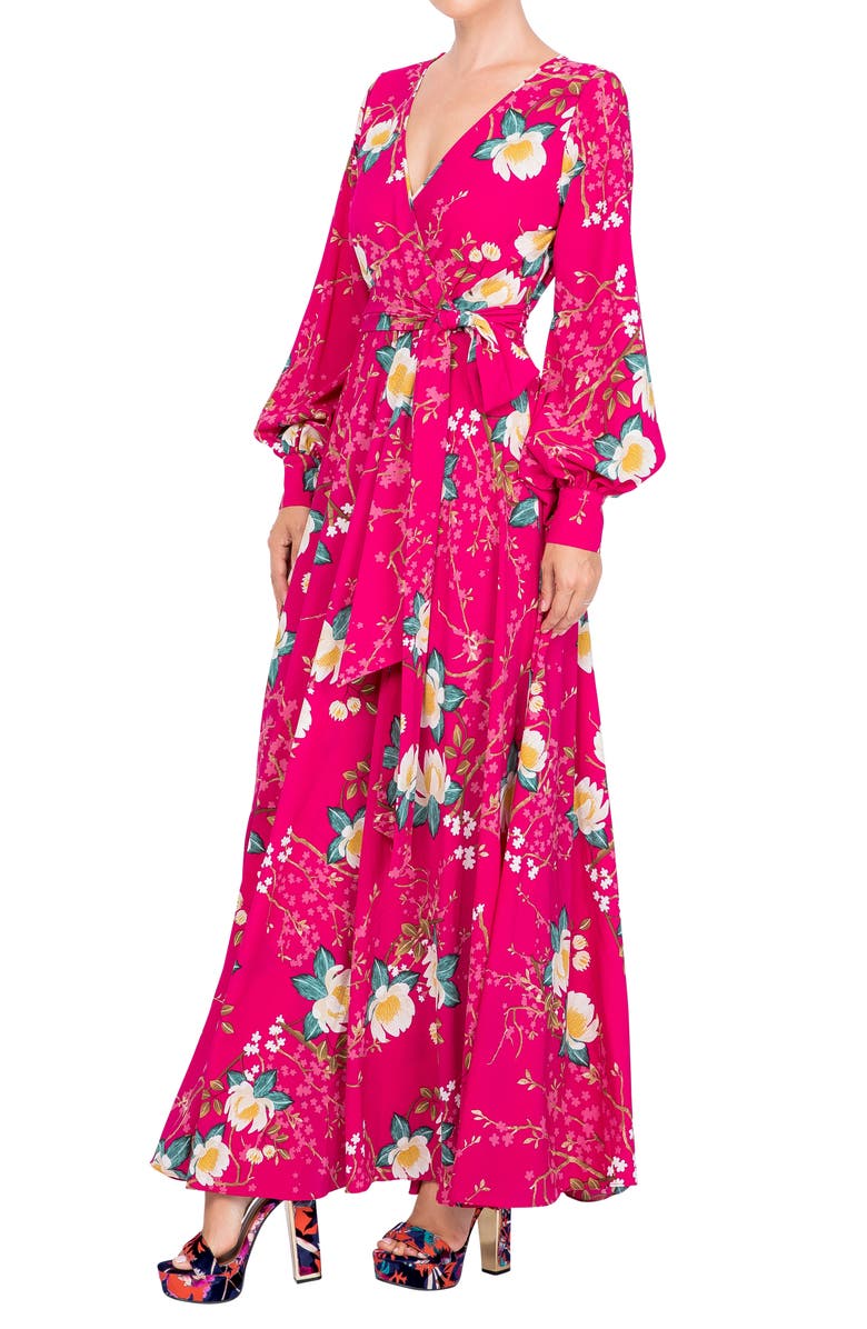 MEGHAN LA Lilypad Maxi Dress, Alternate, color, 
