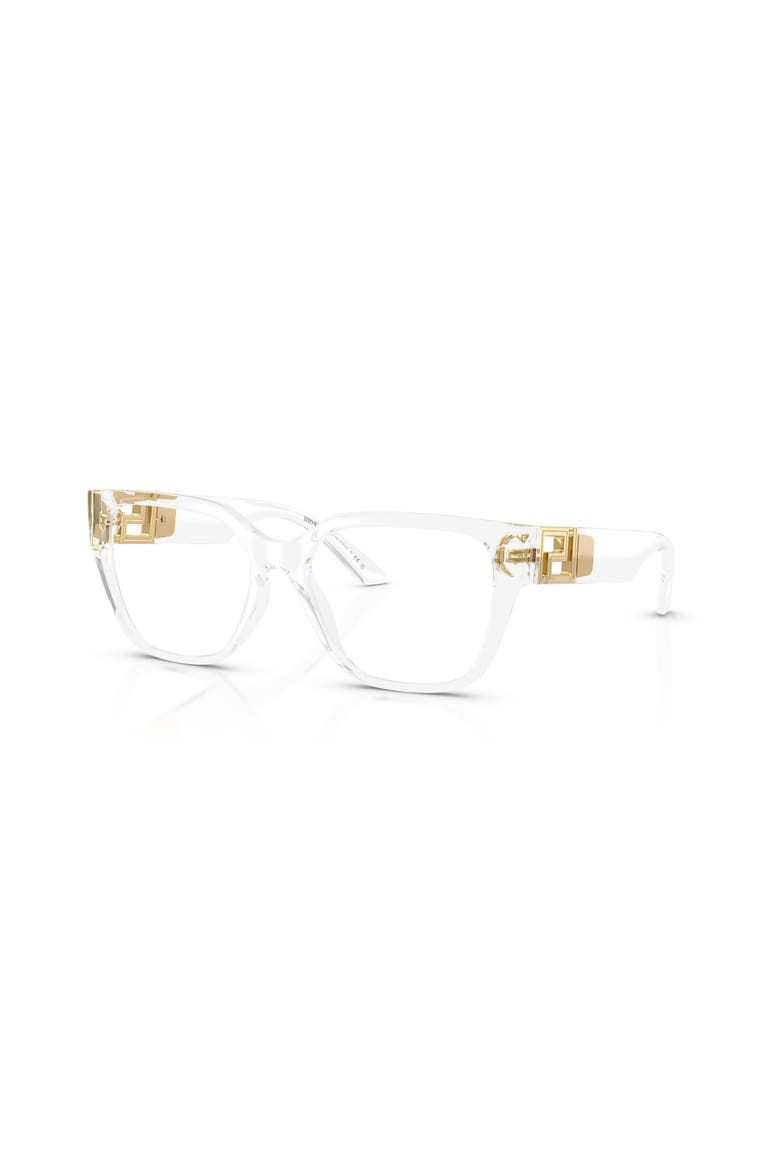 52mm Square optical glasses, Main, color, Transparent