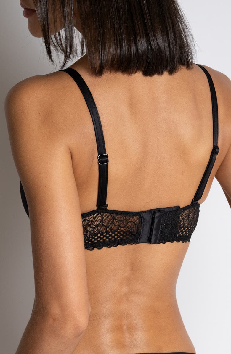 PASSIONATA Pila Wireless Triangle Bra, Alternate, color, Black