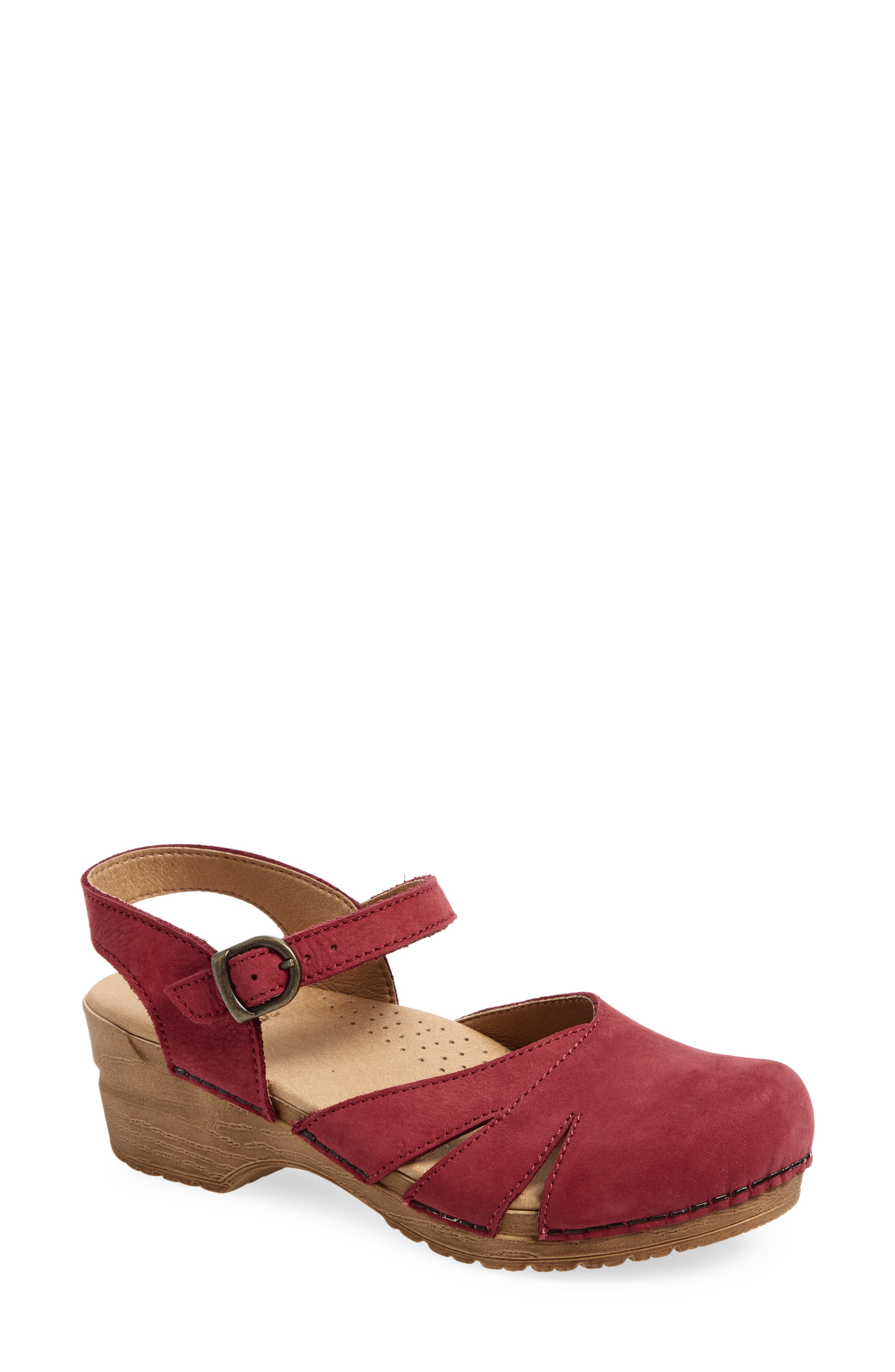 Sanita Margrethe Sandal, Main, color, Red